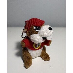 Buc-ees Beaver Mini Plush Bag Clip Keychain 3.5” Buc-ees Souvenir Purse Charm
